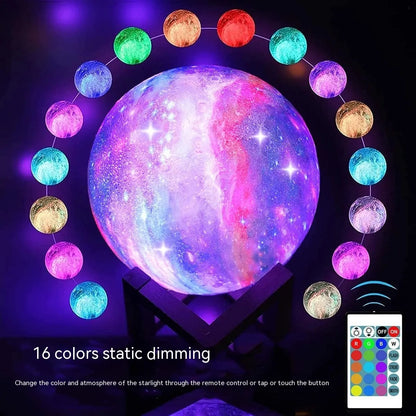 Book Light LED Moon Light Galaxy Light, Moon Night Light, Girl, Boy, Child Birthday Gift