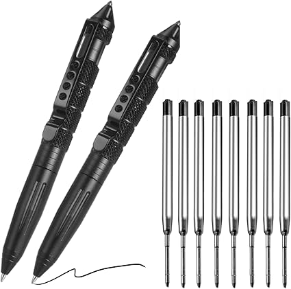 Multifunctional Mini Pocket Anti-skid Signature Outdoor defensa personal pen