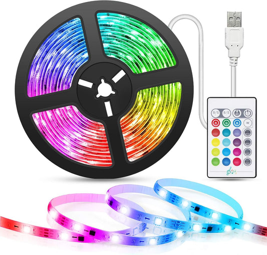 USB LED Strip Lights APP Control Color Changing 5050 RGB Led Light Flexible Lamp Tape for Room Decoration TV Backlight Diode