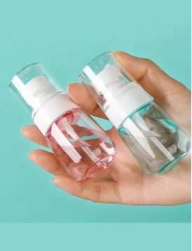 2pcs Portable Clear Spray Bottle Travel 30ml Perfume Atomizer Dispenser